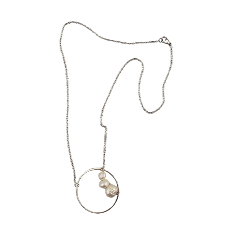 Held Close Freshwater Pearl Necklace
