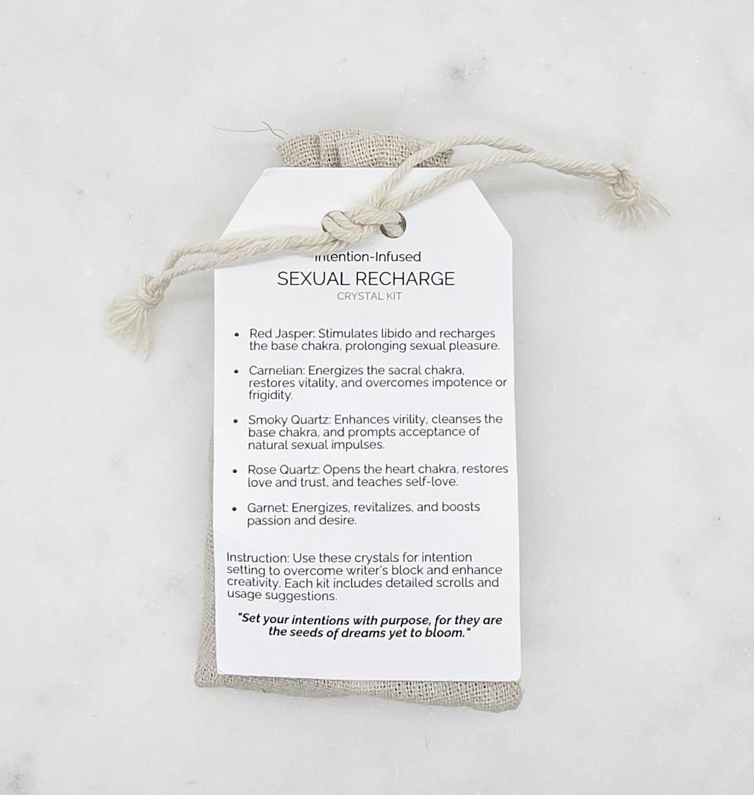 Sexual recharge Crystal Kit