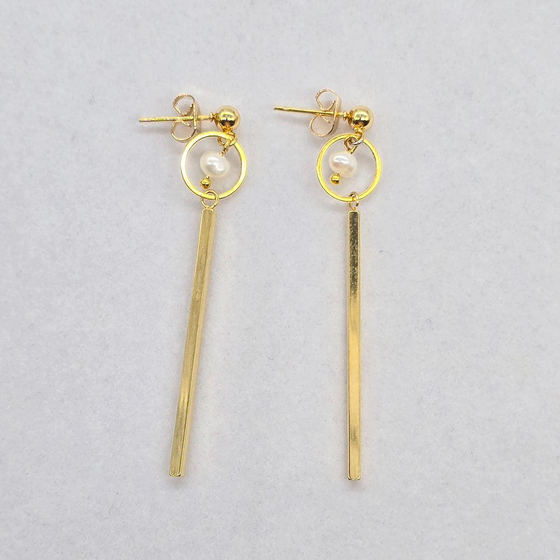 Pearl Balance Drop Earrings