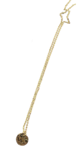 Hand-Hammered Moon Necklace | True Colours Collection