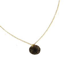 Hand-Hammered Moon Necklace | True Colours Collection