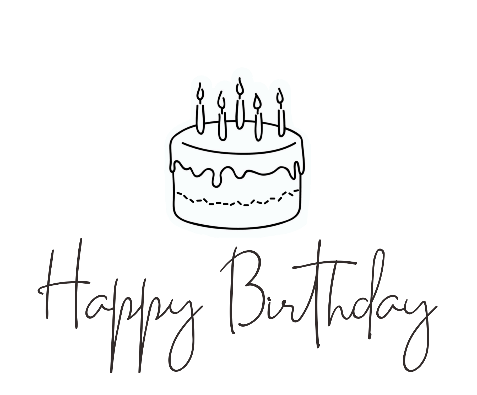 Handwritten Card & Message