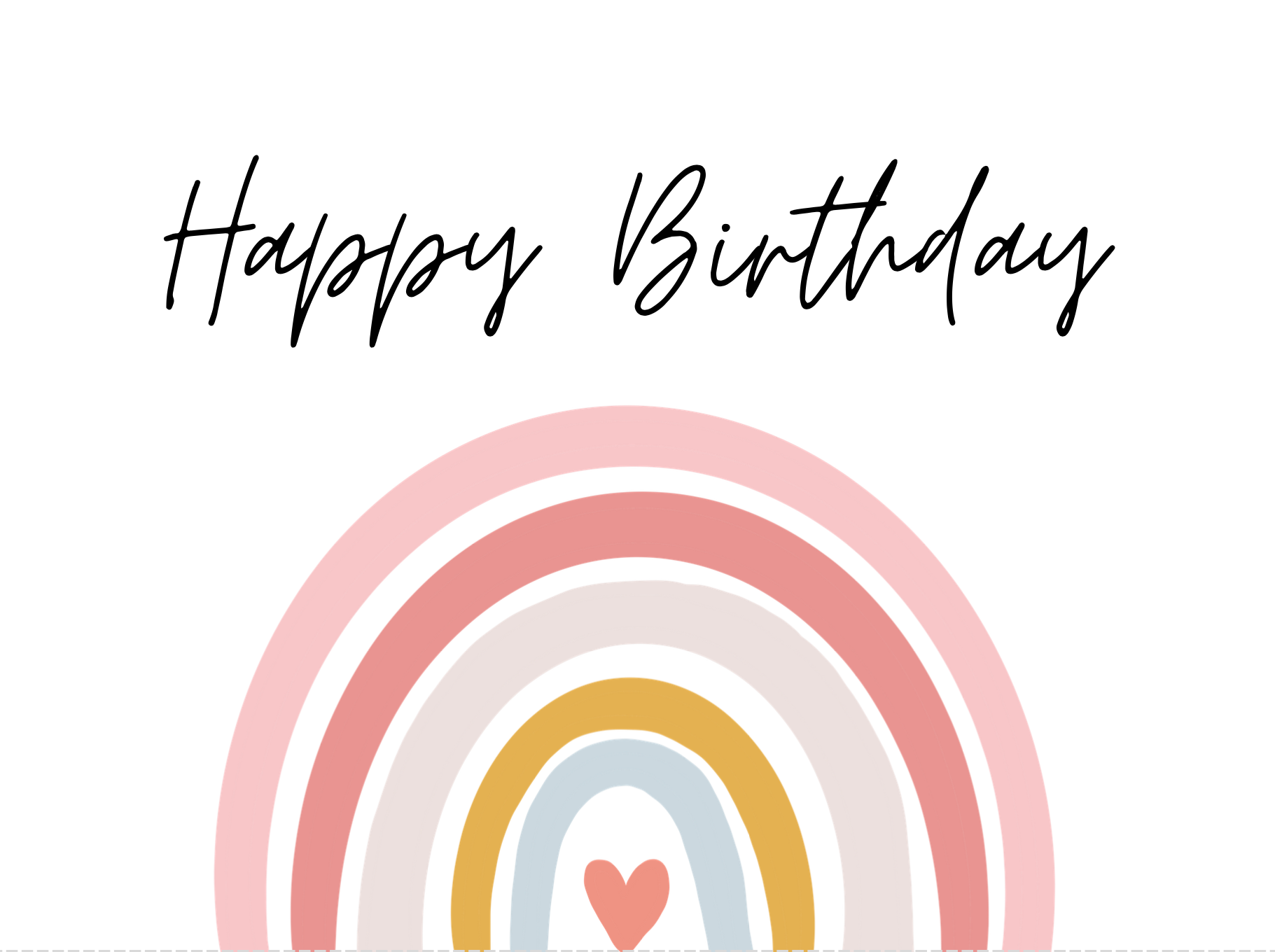 Handwritten Card & Message