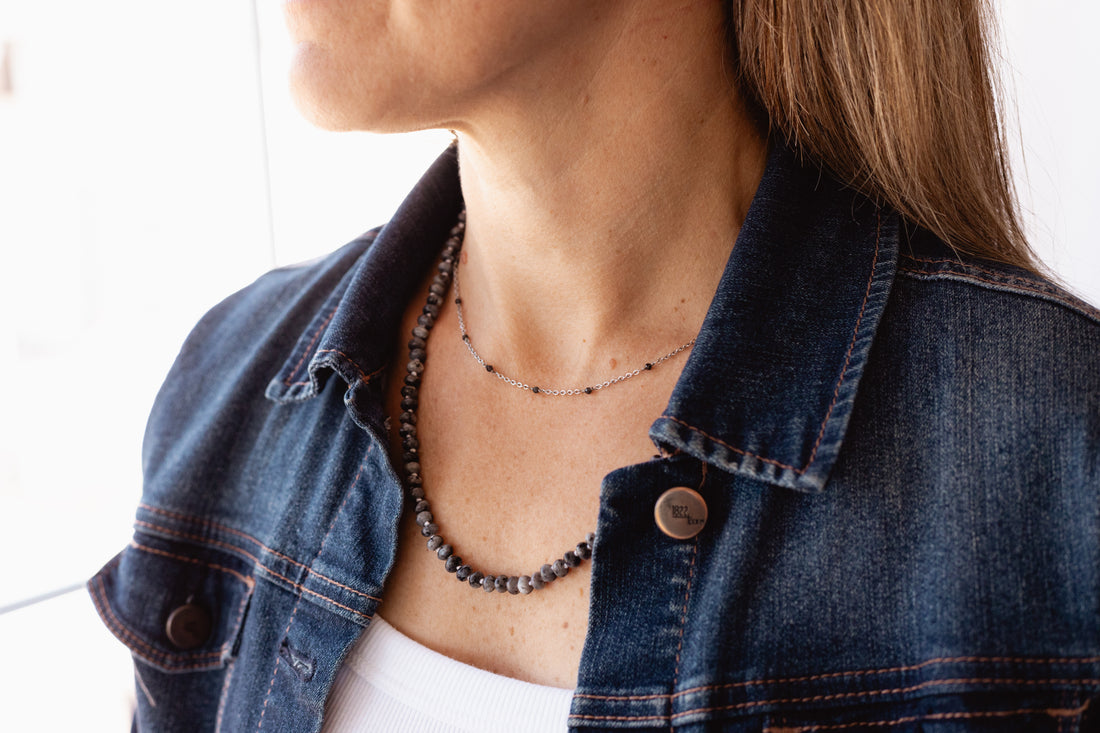 Hand-Tied Gemstone Necklaces