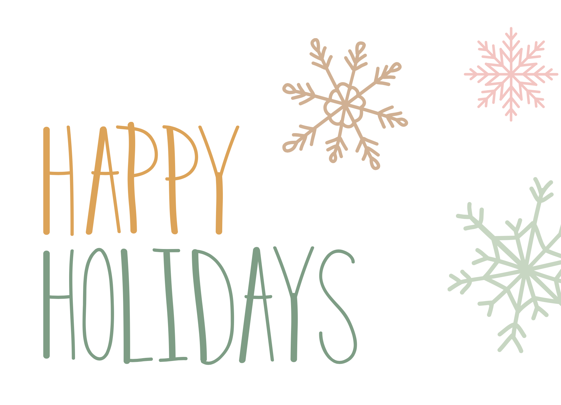 Handwritten Card & Message