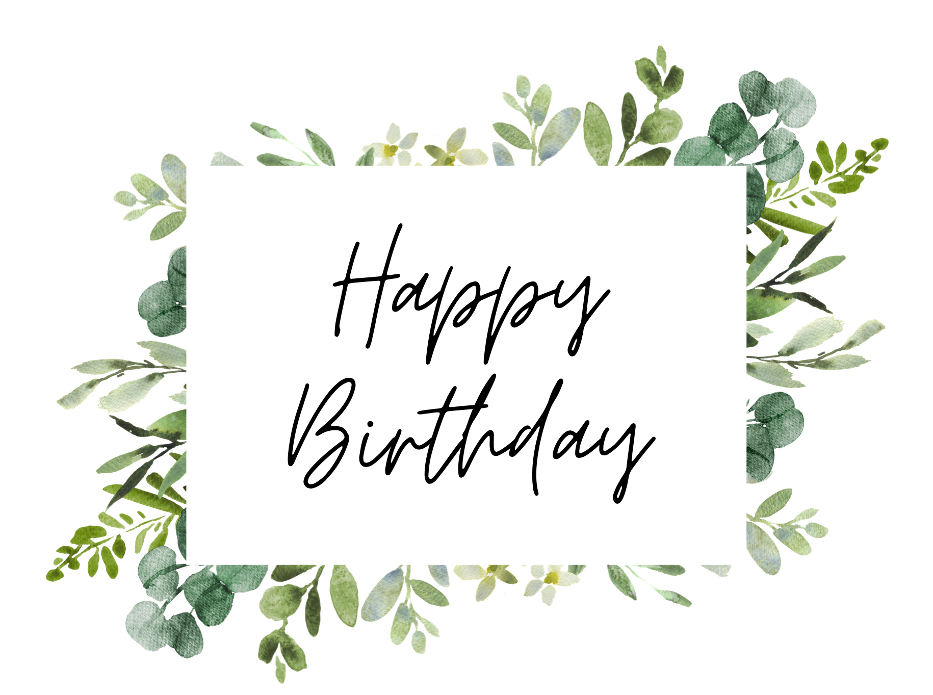 Handwritten Card & Message