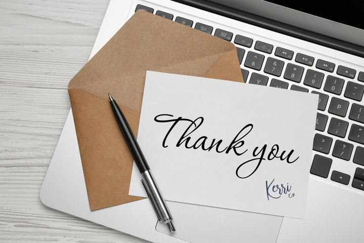 Handwritten Card & Message