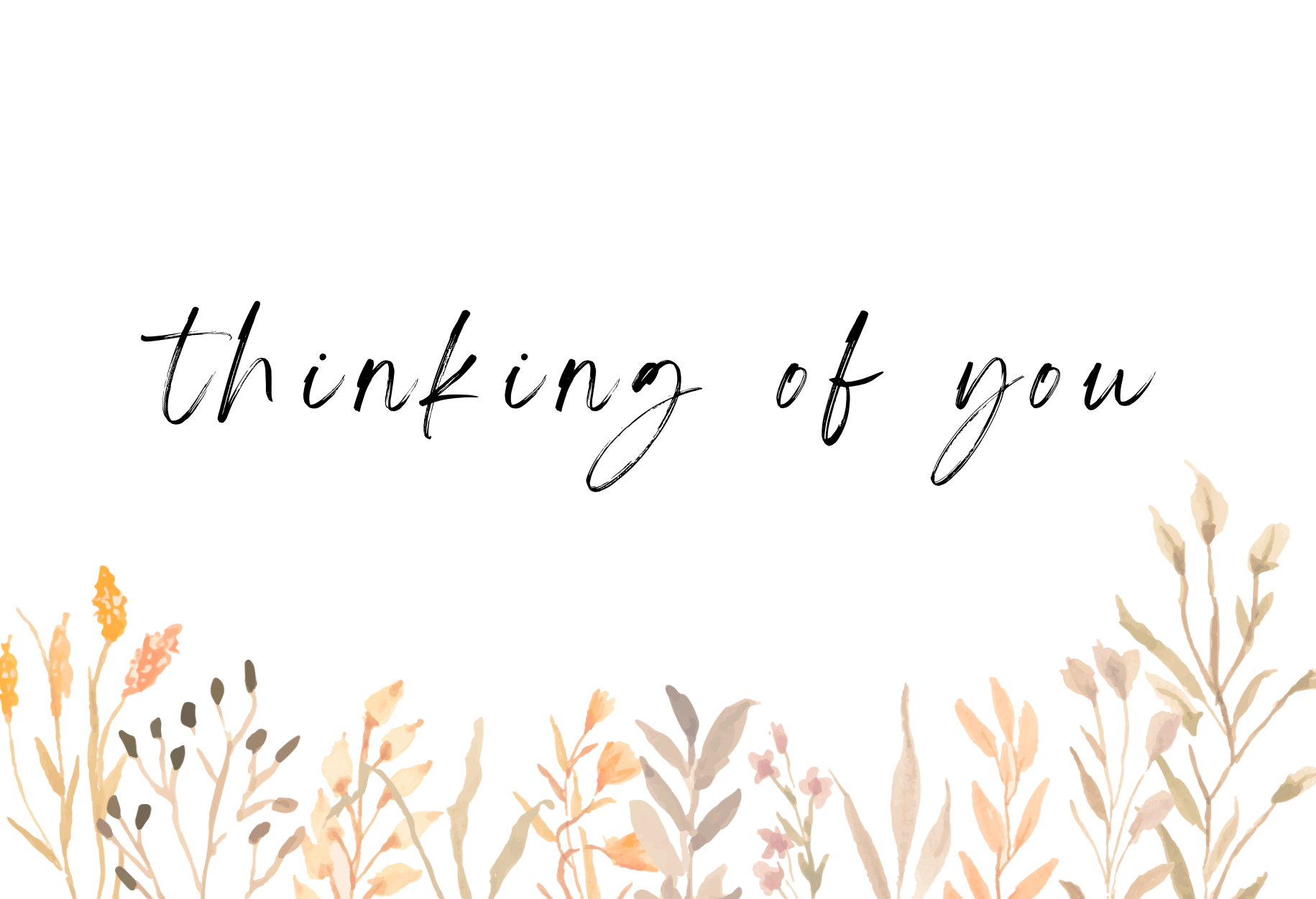 Handwritten Card & Message