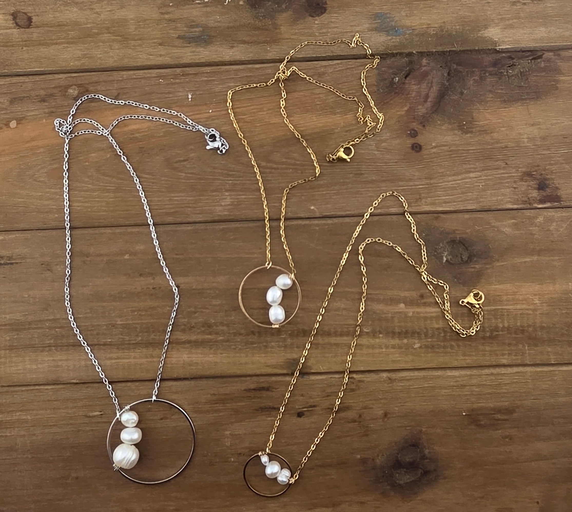 Held Close Freshwater Pearl Necklace