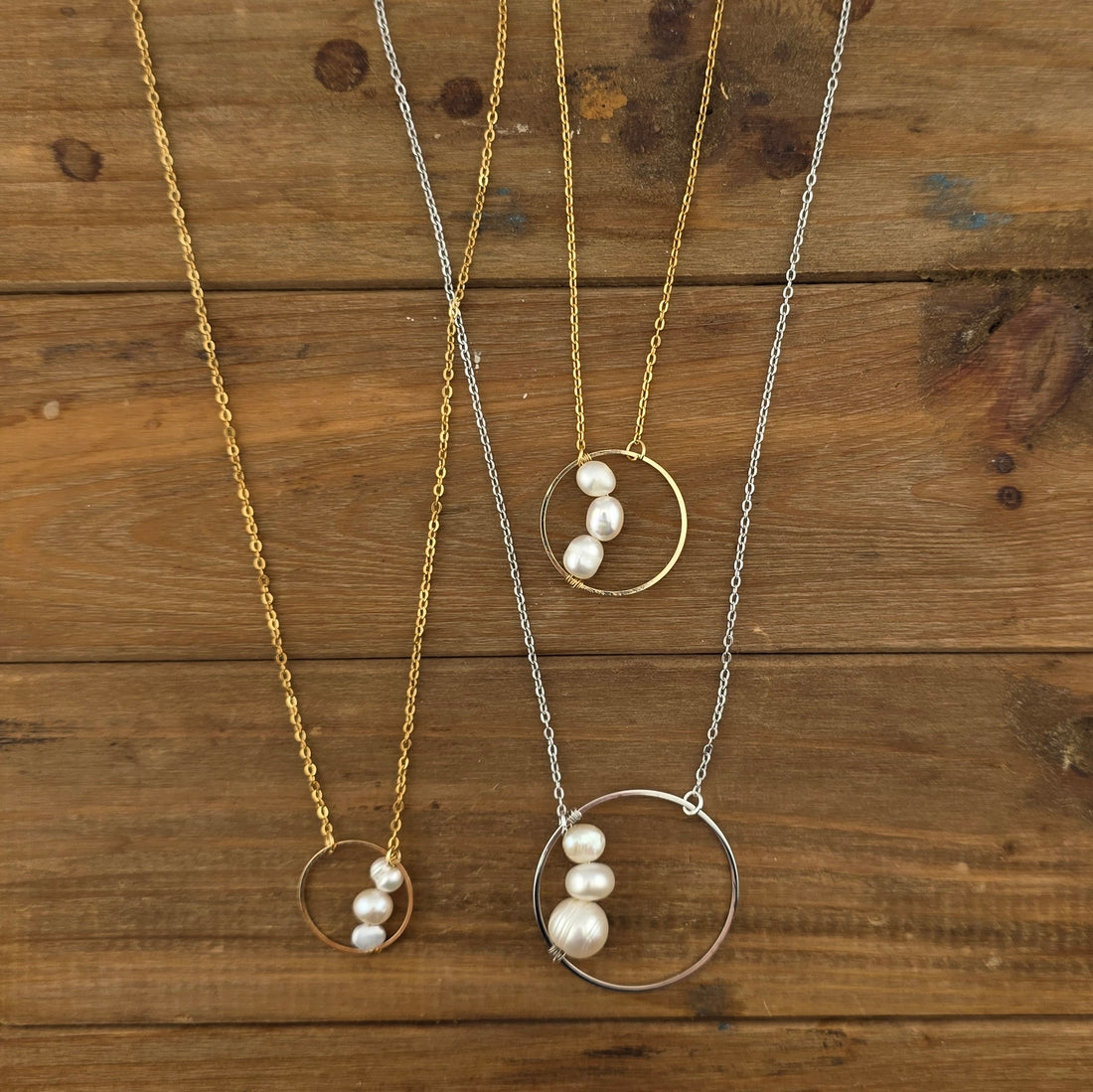 Held Close Freshwater Pearl Necklace