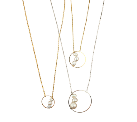 Held Close Freshwater Pearl Necklace