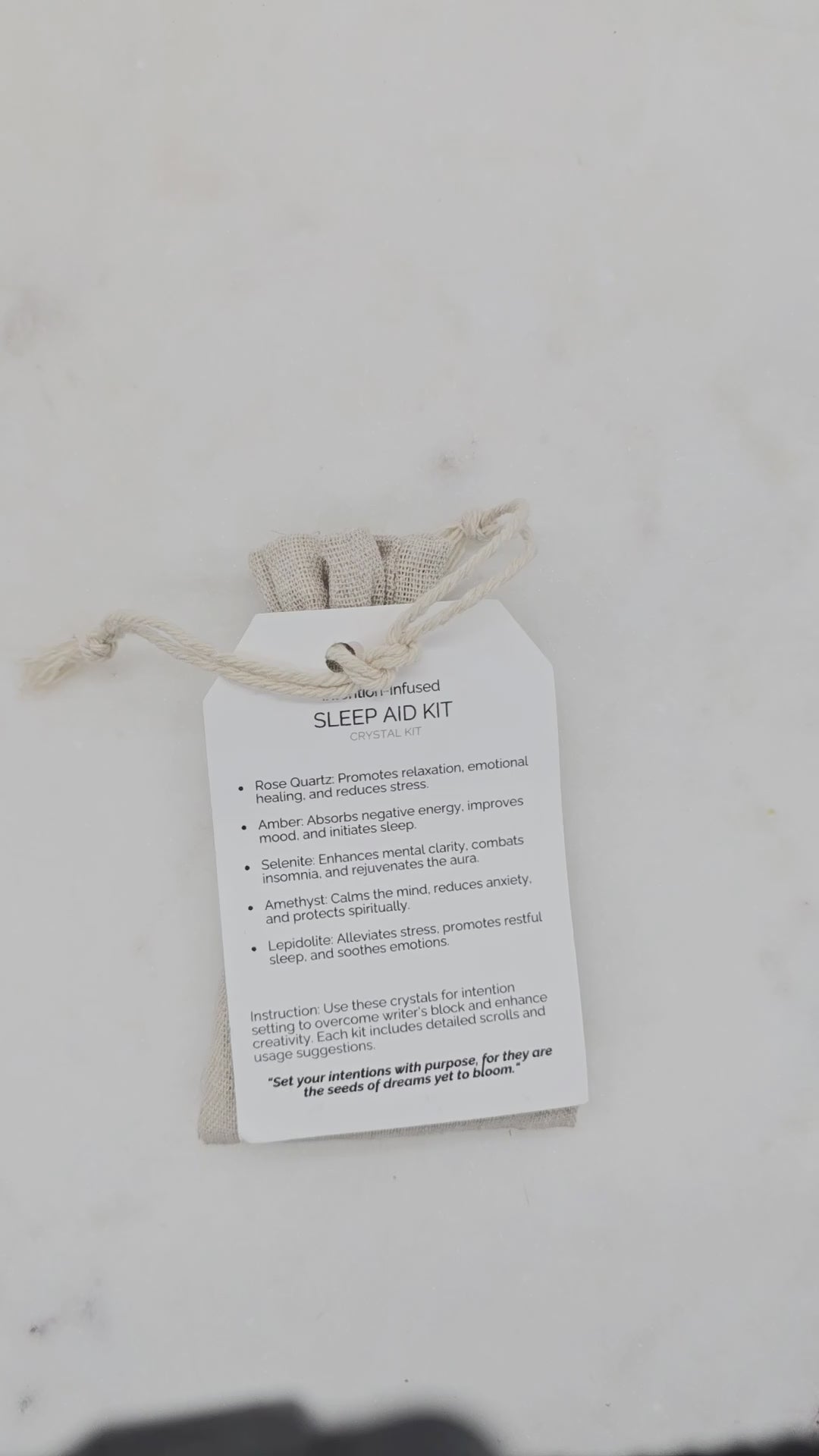 Sleep Aid Kit Crystal Kit