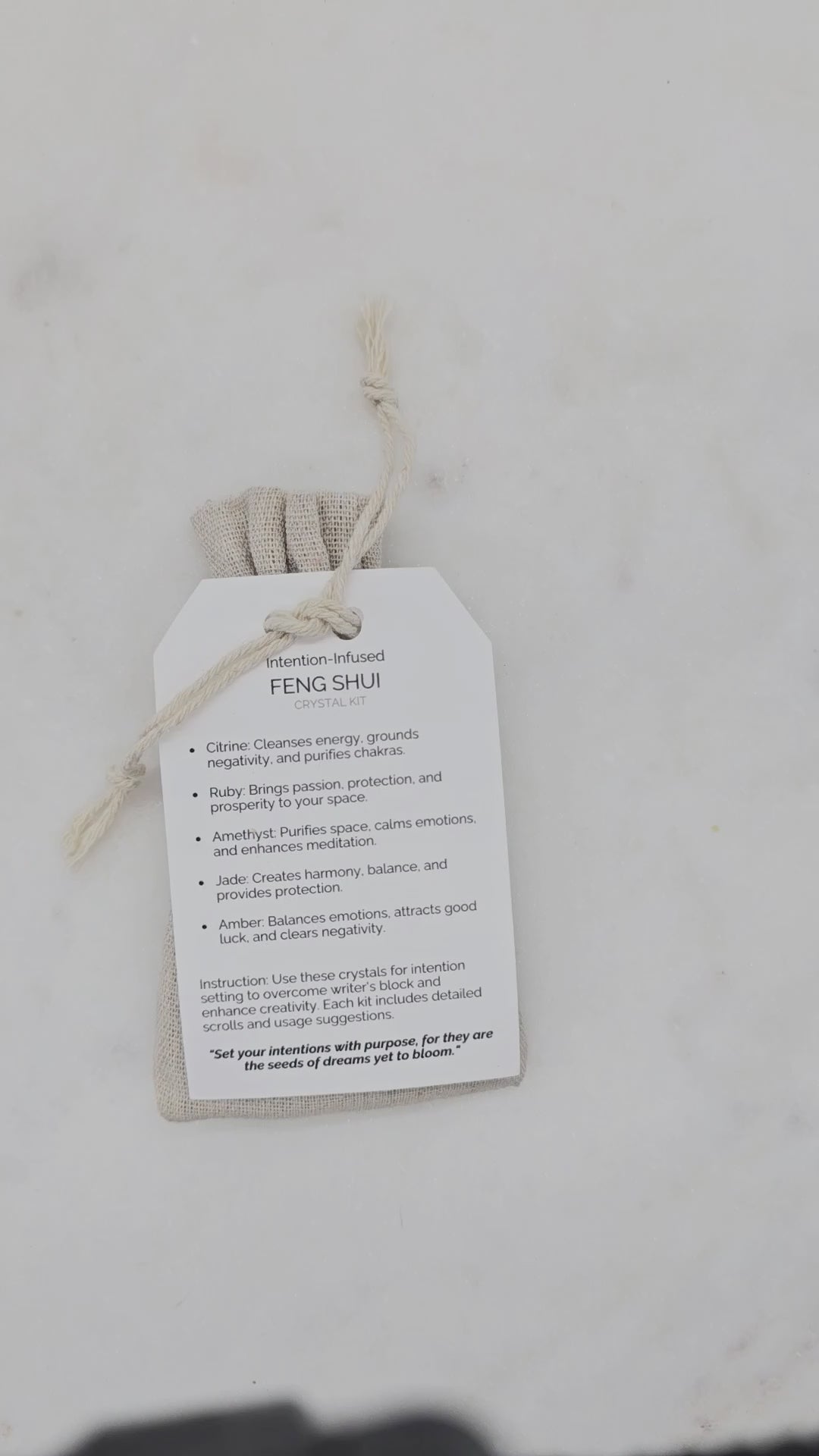 Feng Shui Crystal Kit