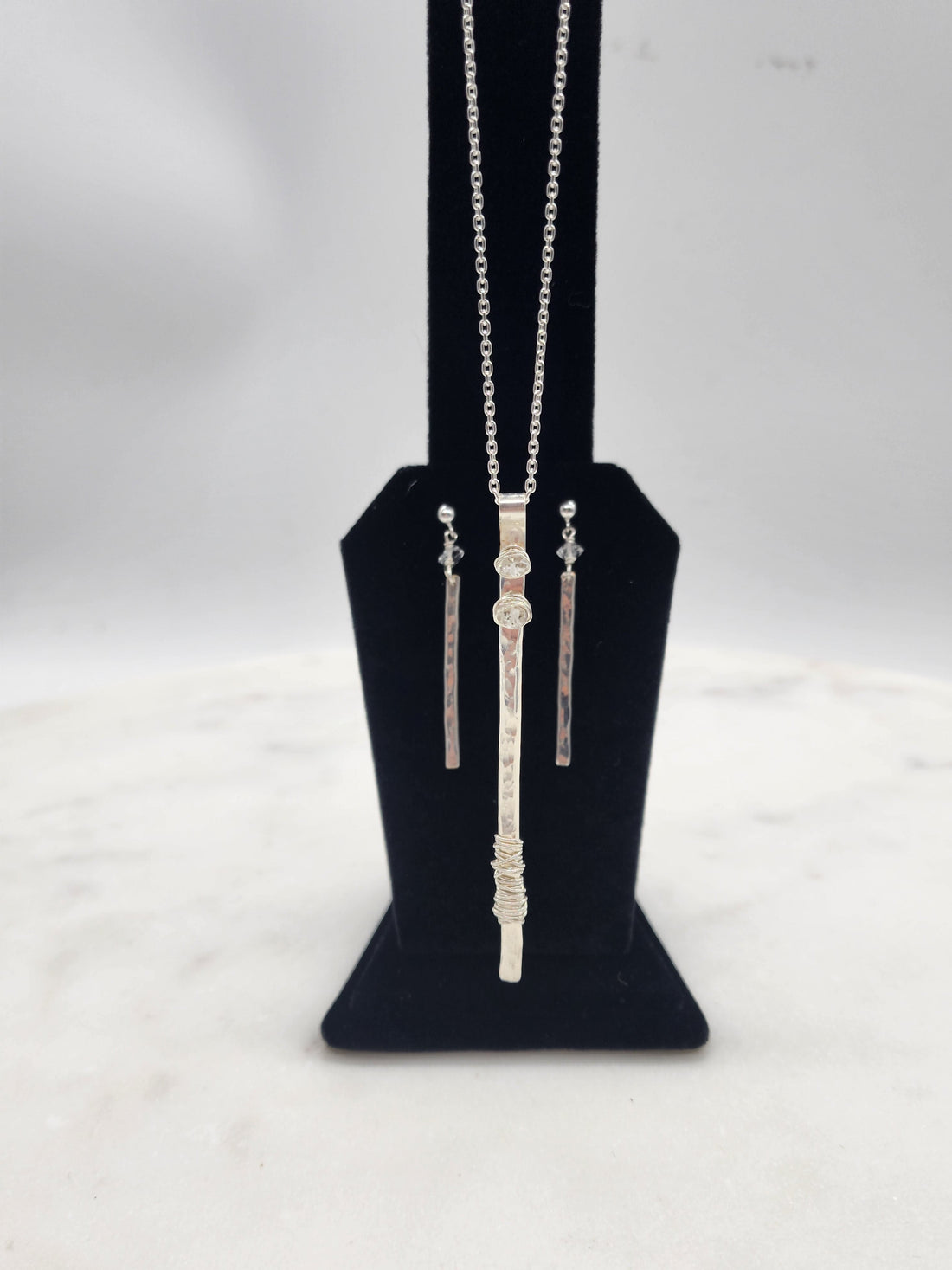 Silver Blade Necklace