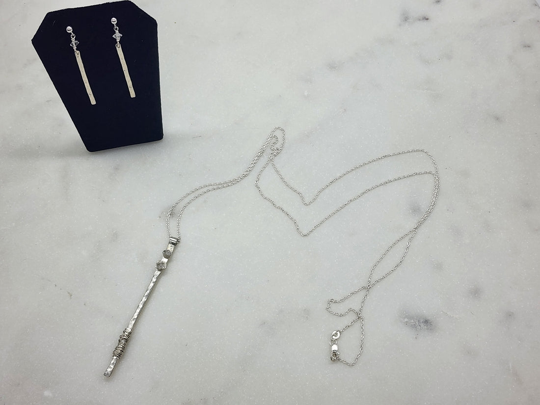 Silver Blade Necklace