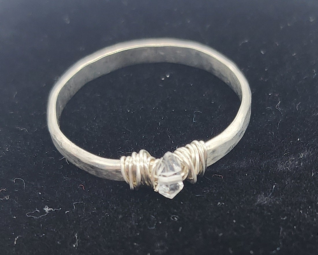 Herkimer Diamond Ring