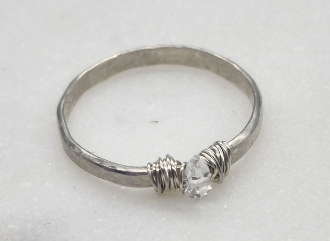 Herkimer Diamond Ring