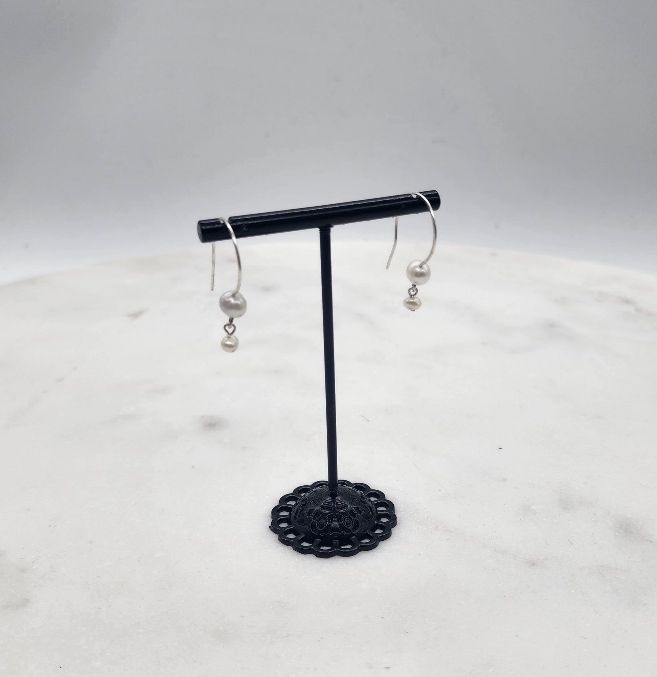 Pearl Drops of Time Earrings