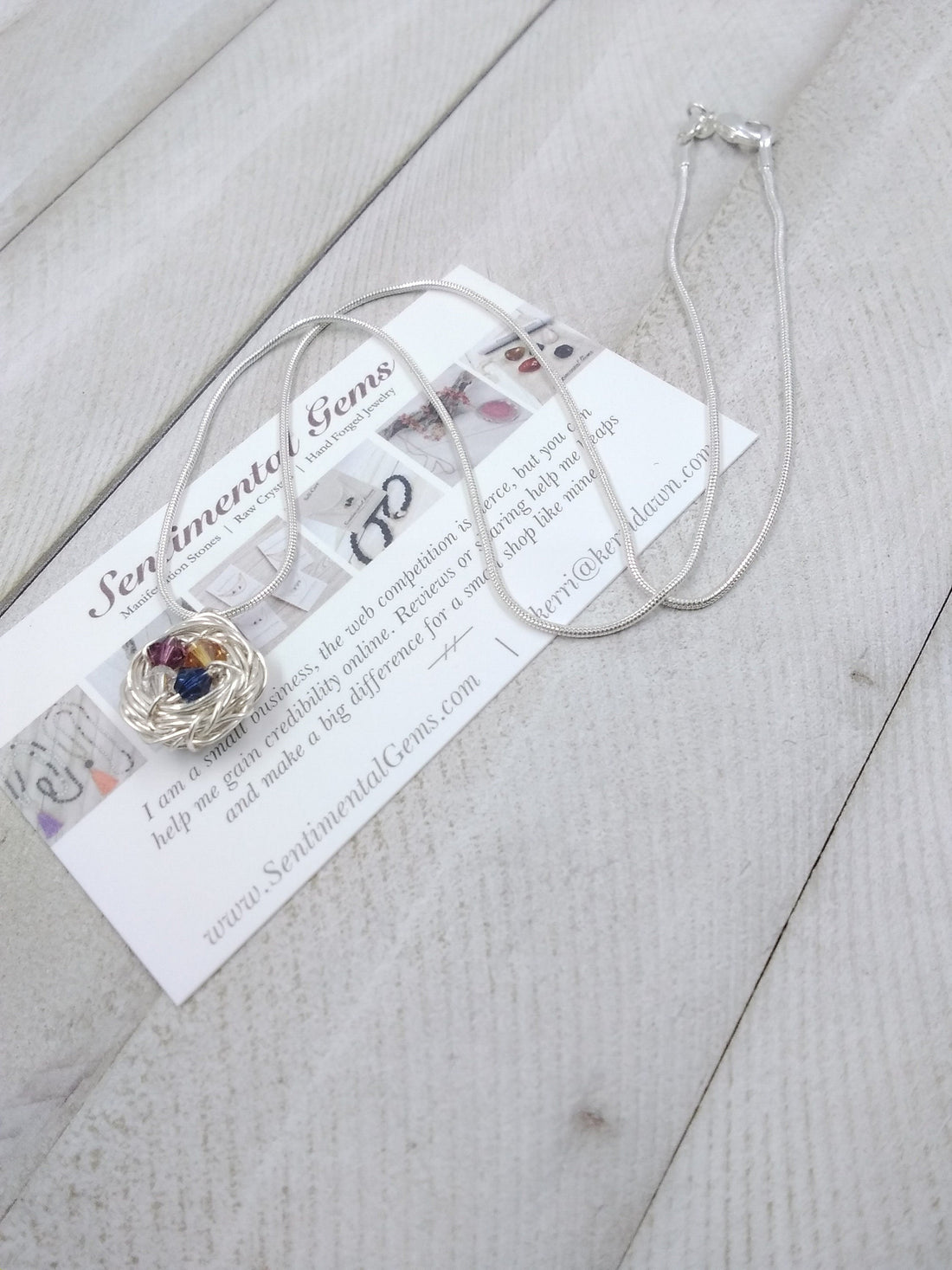 Mothers Day, Family Nest Pendant (Birthstones)