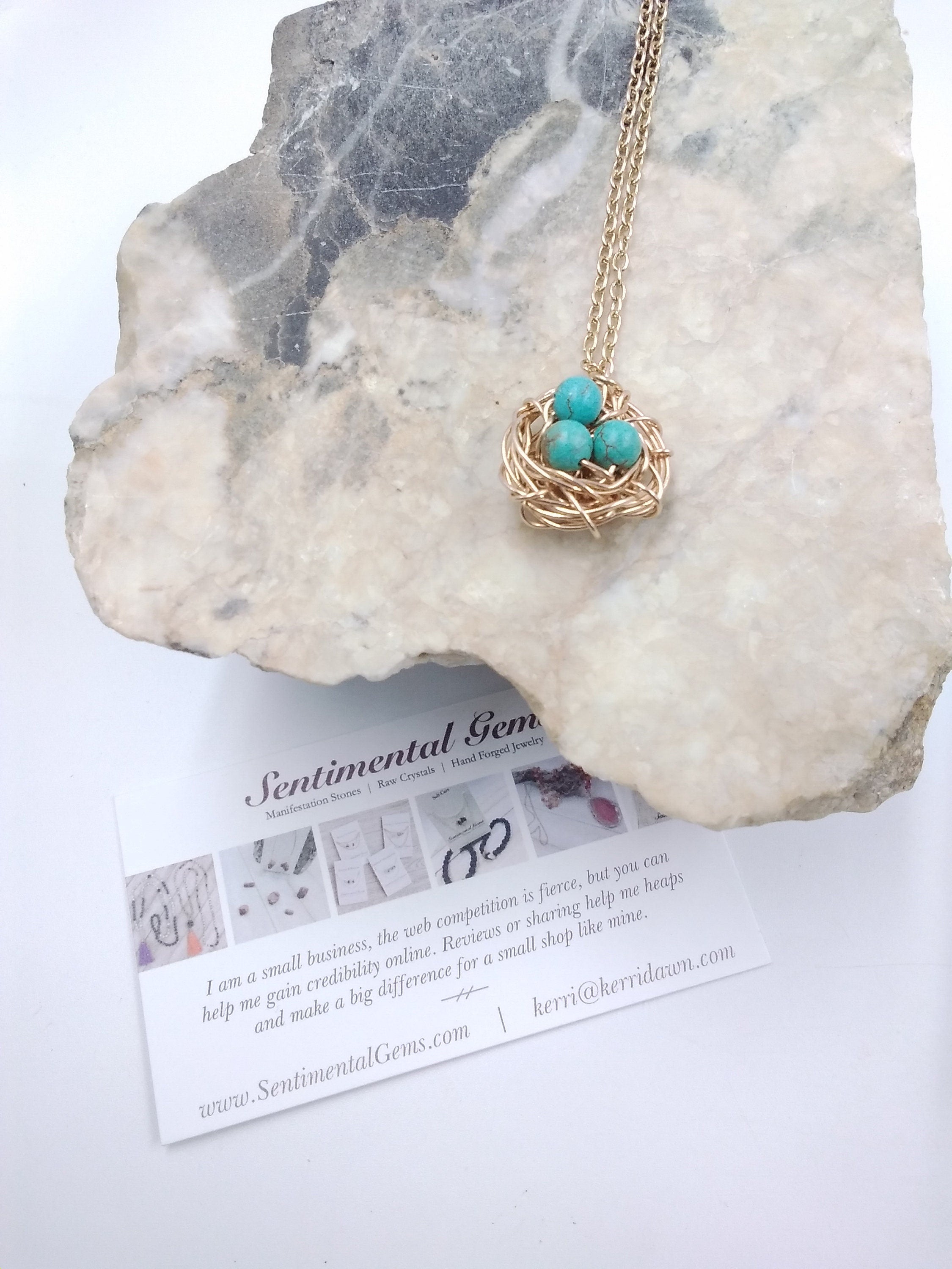 Mother Day Birds Nest Pendant