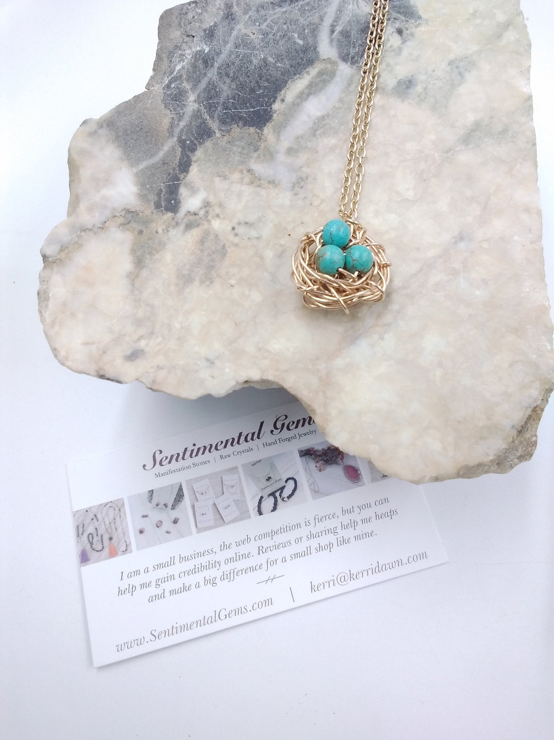 Mother Day Birds Nest Pendant