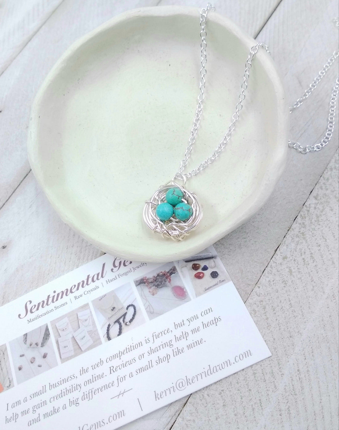 Mother Day Birds Nest Pendant