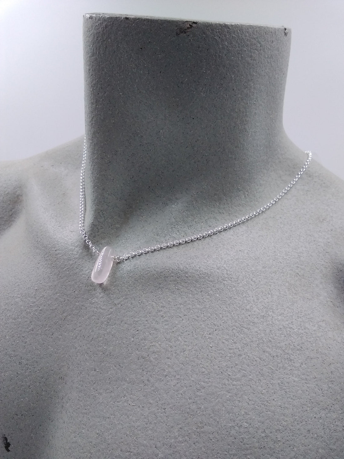 Affirmation Rose Quartz Necklace - Love and Harmony